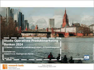 Titelblatt Studie Operatives Produktmarketing Banken 2024
