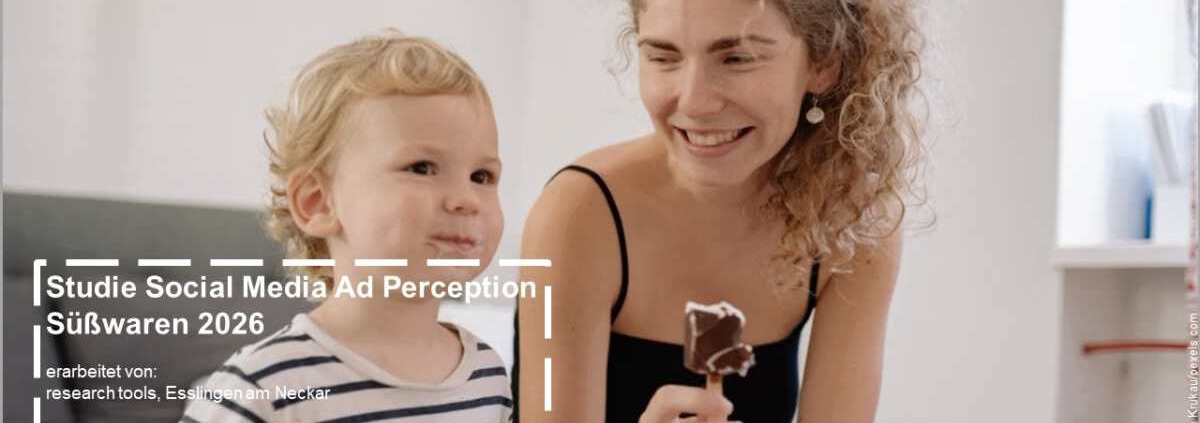 Titelbild der Studie Social Media Ad Perception Süßwaren 2026
