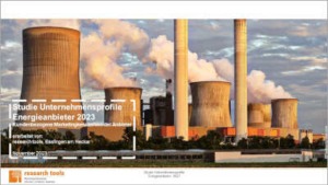 Titelblatt Studie Unternehmensprofile Energieanbieter 2023