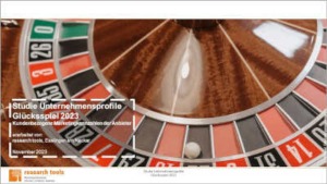 Titelblatt Studie Unternehmensprofile Glücksspiel 2023
