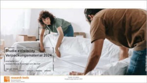 Titelblatt Studie eVisibility Verpackungsmaterial 2024