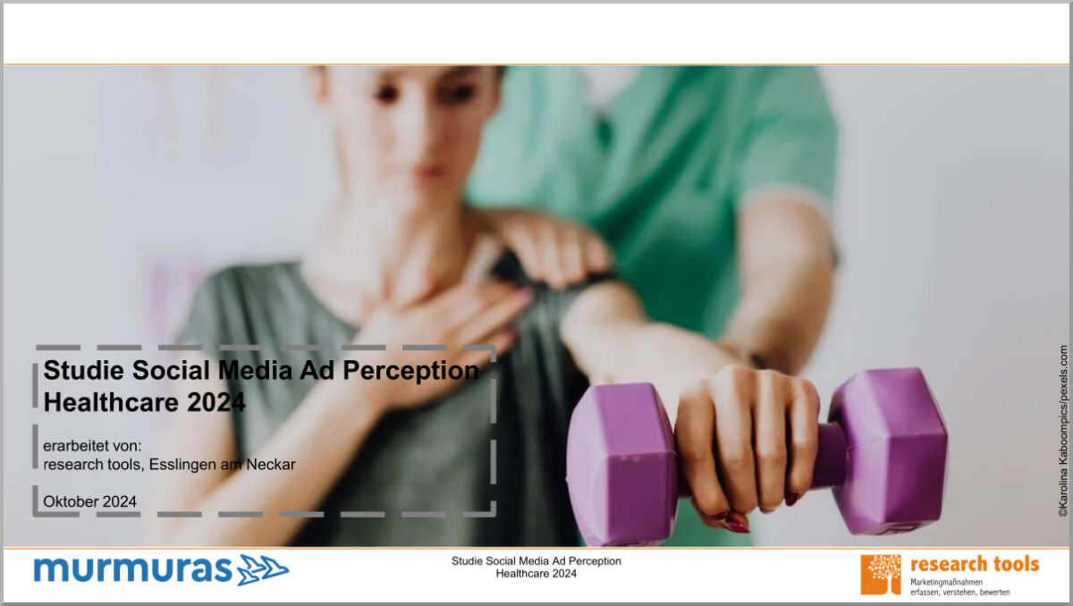Studie Social Media Ad Perception Healthcare 2024 | research tools